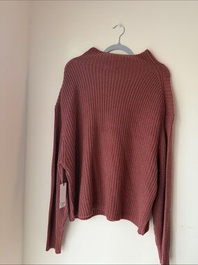 Dex Oversized Cowl Neck Sweater - Mauve